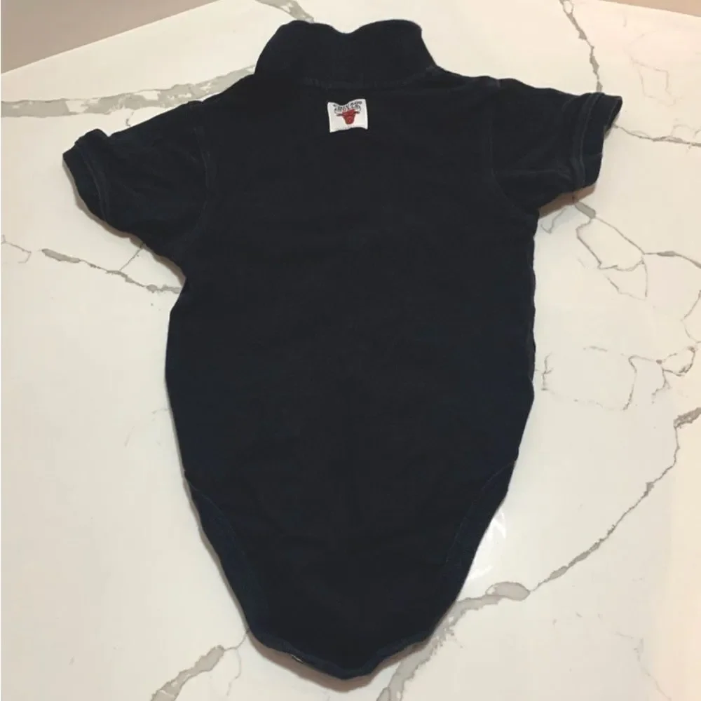 Gap | CHICAGO BULLS Baby Unisex Boys Black Infant Bodysuit One-piece 9-12 Months